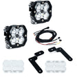 Baja Designs Squadron 2.0 Pro A-Pillar light kit contents for 2018-2026 Jeep Wrangler JL and 2020-2026 Gladiator JT