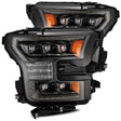 2015-2020 F-150 & Raptor Nova-Series LED Projector Headlights Plank Style Alpha Black Sequential Signal | Dirty Garage
