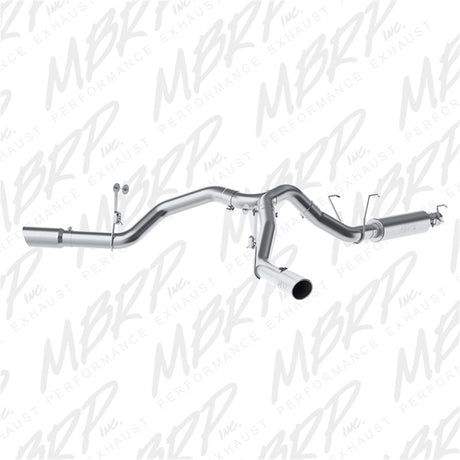 2014-2016 Ram HD 6.4L 4" Dual Side Split Outlet Cat Back Exhaust - View 2 | Dirty Garage