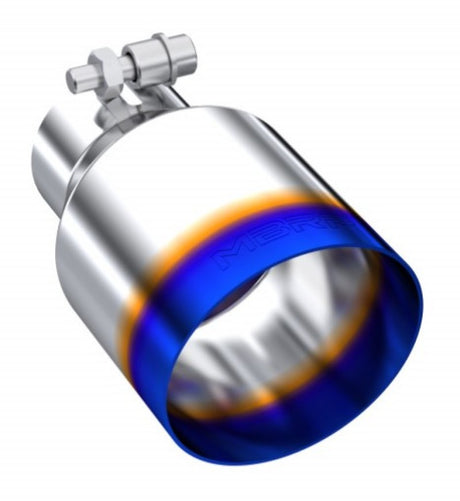 Universal Burnt End Tip 2.5" ID 4 ID Out 6.5" Length Single Wall Angle Cut 304 Stainless Steel - View 6 | Dirty Garage