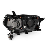 2010-2013 4Runner Pro-Series Projector Black Headlights Sequential Signal DRL - View 3 | Dirty Garage