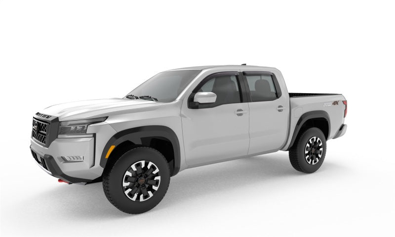 2022 Frontier Crew Cab Ventvisor Window Deflectors Smoke 4-Piece - View 3 | Dirty Garage