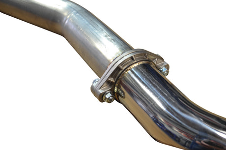2016-2020 Civic 63mm SS Cat-Back Exhaust Dual Burnt Titanium Tips - View 4 | Dirty Garage
