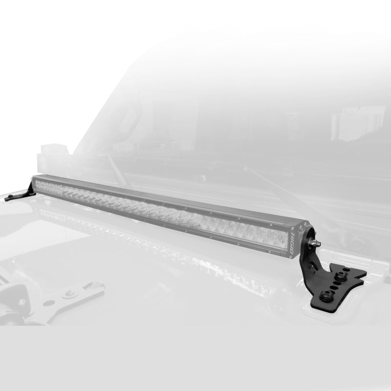 Go Rhino 18-20 Jeep Wrangler JL/JLU/Gladiator JT Light Mount - 30in Single Row - View 3 | Dirty Garage