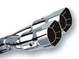 Borla Universal Polished Tip Dual Square Angle-Cut Intercooled (inlet 2 1/2in. Outlet 2 7/8 x 3 3/8i | Dirty Garage