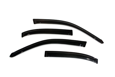 2001-2005 Civic Ventvisor Outside Mount Window Deflectors Smoke 4-Piece - View 4 | Dirty Garage