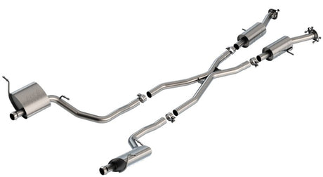 Borla 14-20 Jeep Grand Cherokee High Altitude/Summit 3.6L V6 2/4WD 2.25in S-Type Cat-back - View 3 | Dirty Garage