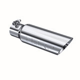 Universal 3" OD Dual Wall Angled 2" Inlet 12" Length Tip | Dirty Garage