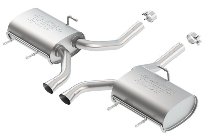 Borla 11-14 CTS Coupe V6 3.6L AT RWD/AWD Dual Ctr Rear Exit Touring Exhaust (REAR SECTION ONLY) - View 4 | Dirty Garage