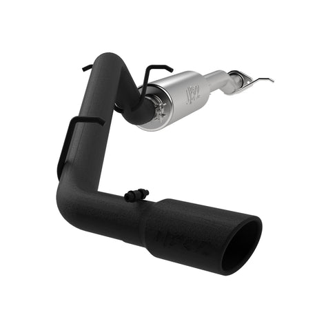 2017-2024 Colorado 2.5L 3.6L 3" Cat Back Single Side Exit 4" Tip Back Coated - View 4 | Dirty Garage