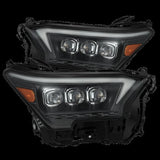 2024-2025 Tacoma Nova-Series LED Projector Black Headlights Active Light Sequential Signal DRL - View 2 | Dirty Garage
