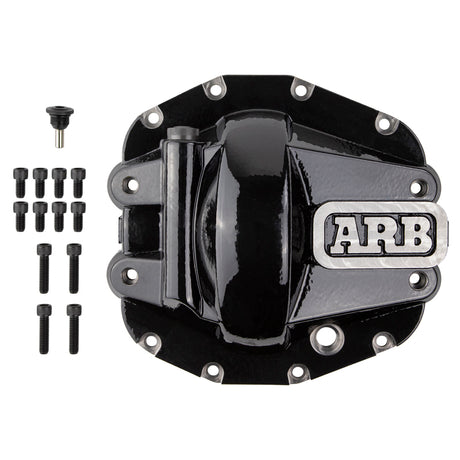 2018-2025 Gladiator/Wrangler Diff Cover Jeep JL Rubicon Front Black | Dirty Garage