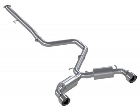 2019- Hyundai Veloster N 2.0L Turbo 3" Cat Back Aluminized Steel T304 Tip - View 6 | Dirty Garage