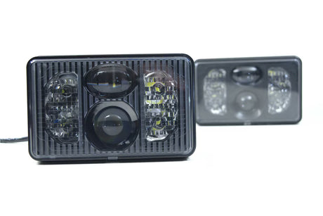 Universal Sealed4 LED 4x6 Headlights - View 5 | Dirty Garage