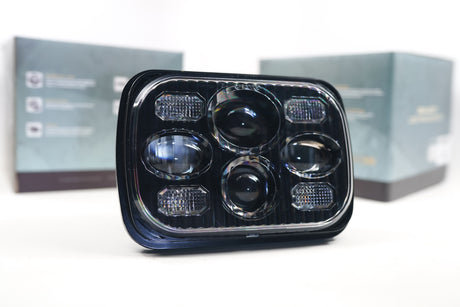 Universal Sealed5 LED Headlights 5x7 - View 3 | Dirty Garage