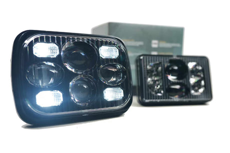 Universal Sealed5 LED Headlights 5x7 - View 2 | Dirty Garage