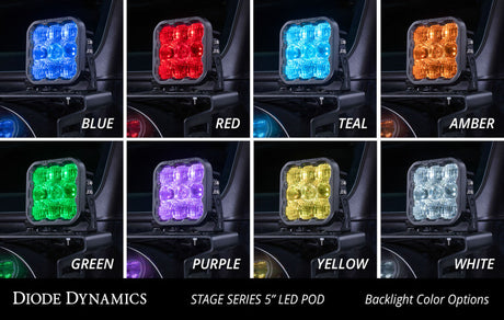 Universal SS5 Sport White Combo LED Pods - View 6 | Dirty Garage