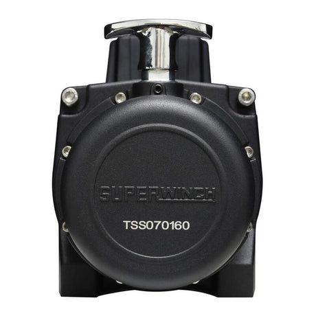 Universal 12V DC Tiger Shark 11500SR Winch w/ Black Synthetic Rope - View 2 | Dirty Garage