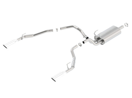 Borla Cat-Back Touring 09-15 Ram 1500 5.7L EC SB Truck Single Spilt Rear Exit Through Bumper - View 2 | Dirty Garage