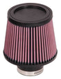 Universal Rubber Filter-Round Tapered 2.5in Flange ID x 6in Base OD x 5in Top OD x 5in Height | Dirty Garage