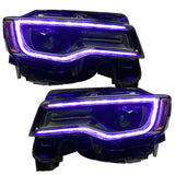 2014-2021 Grand Cherokee Headlight DRL Upgrade Kit w/ Dynamic ColorSHIFT - View 4 | Dirty Garage
