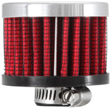 Universal Clamp On Rubber Base Crankcase Vent Filter 0.375in Flange ID x 2in OD x 1.5in Height - View 3 | Dirty Garage