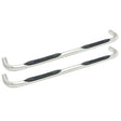 2000-2006 Tundra Access Cab E-Series 3" Round Polished Nerf Step Bars | Dirty Garage