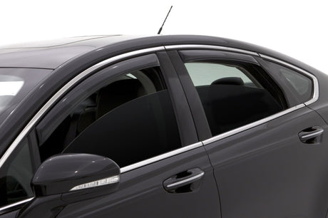 2013-2018 Fusion Ventvisor In-Channel Front and Rear Window Deflectors 4-Piece Smoke | Dirty Garage