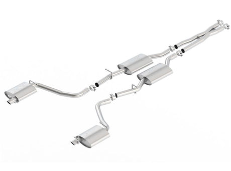 Borla 2015 Dodge Challenger 3.6L V6 ATAK Catback Exhaust No Tips Factory Valance - View 2 | Dirty Garage
