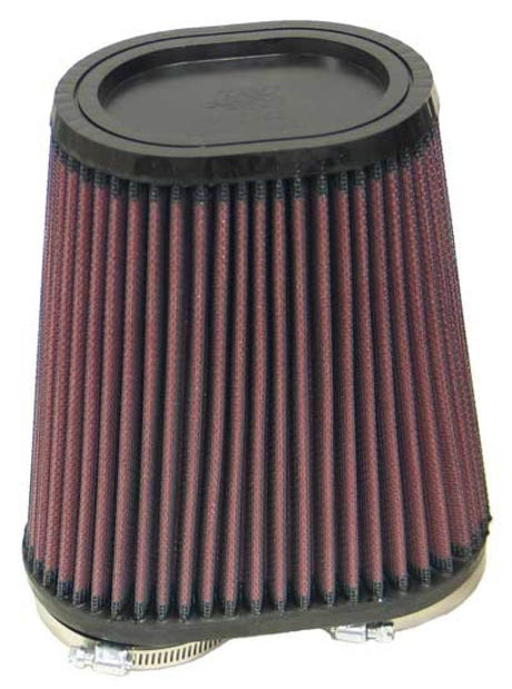 Universal Rubber Filter Dual Flange Oval Tprd 3.75in Base O/S W x 3.438in Top O/S W x 6.75in H | Dirty Garage