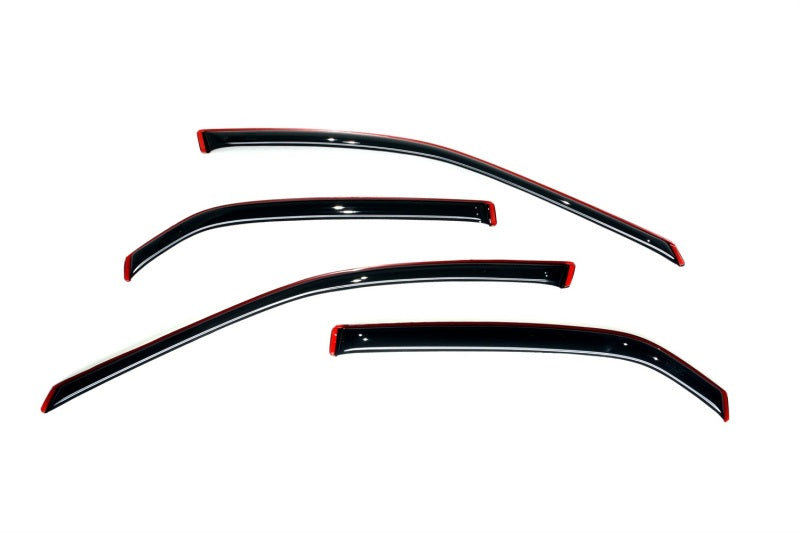 1998-2002 Accord Front and Rear Window Deflectors Smoke 4-Piece - View 2 | Dirty Garage