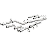 2015-2023 Challenger 409 Stainless Steel Polished 3in Quad Tips Cat Back Exhaust | Dirty Garage