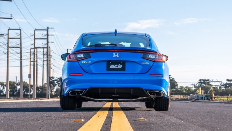 Borla 22-24 Honda Civic Sport Touring AT/MT ATAK Catback Exhaust (Reuse O.E. Tips / Valance) - View 2 | Dirty Garage