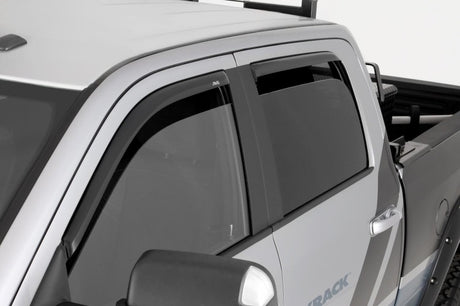 2007-2018 Patriot Front and Rear Window Deflectors Smoke 4-Piece - View 4 | Dirty Garage