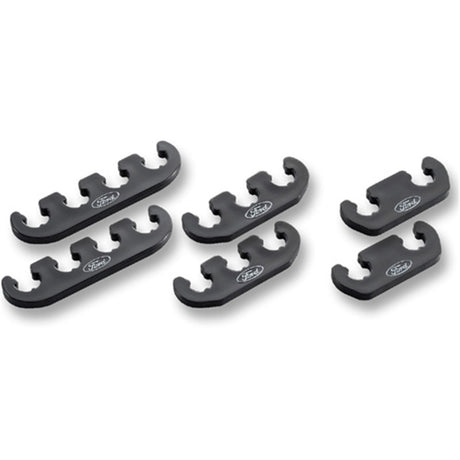 Universal Wire Dividers 4 to 3 to 2 - Black w/White Ford Logo | Dirty Garage