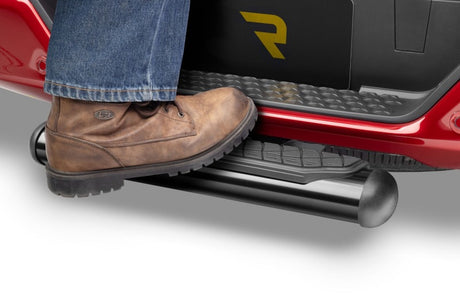 Go Rhino 4in Oval Hitch Step - Black - View 5 | Dirty Garage