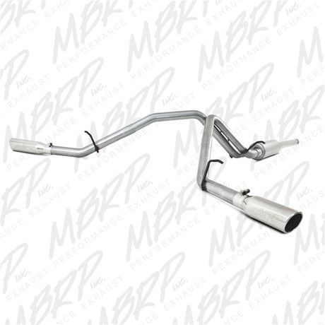 2009 GM 1500 Cat Back Dual Split Side - View 3 | Dirty Garage