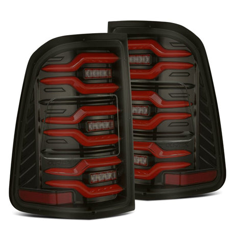 2019-2021 Ram 1500 Luxx-Series LED Tail Lights Black Red Active Light Sequential Signal | Dirty Garage