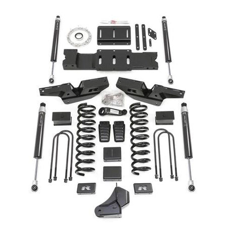 2019-2024 Ram HD 4.5" Coil Lift Kit Front Rear Track Bar Brackets Coils Blocks Drop Brackets Falcon Shocks | Dirty Garage