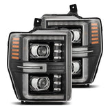 2008-2010 Super Duty Luxx-Series LED Projector Black Headlights Active Light Sequential Signal | Dirty Garage