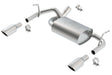 Borla 12-16 Jeep Wrangler 3.6L AT/MT 4WD Single Split Rr Exit Touring Exhaust (rear section only) | Dirty Garage