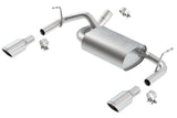 Borla 12-16 Jeep Wrangler 3.6L AT/MT 4WD Single Split Rr Exit Touring Exhaust (rear section only) | Dirty Garage