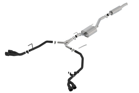 Borla 2020 Jeep Gladiator JT 3.6L V6 AT/MT AWD 2.75-2in ATAK Catback Ceramic Blk Tailpipe & Tips | Dirty Garage