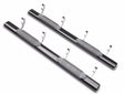2019-2025 GM 1500 Crew Cab 6" Oval Straight Steel Nerf Bars - Black | Dirty Garage