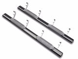 2019-2025 GM 1500 Crew Cab 6" Oval Straight Steel Nerf Bars - Black | Dirty Garage