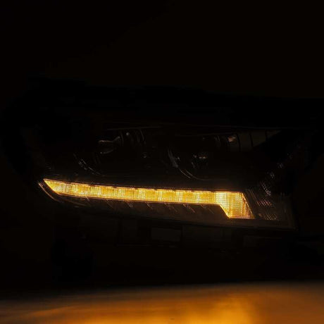2019-2023 Ranger Luxx-Series LED Projector Alpha Black Headlights - View 3 | Dirty Garage