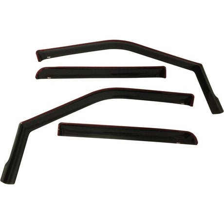 2015-2026 F-150 / Super Duty Super-Crew Wade In-Channel Smoke Wind Deflector 4-Piece | Dirty Garage