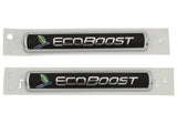 Universal Black/Silver EcoBoost Emblem 3-1/2in x 9/16in - Set of 2 - View 7 | Dirty Garage