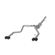 2019-2021 GM 2.5 Dual Split Rear Cat Back Quad Carbon Fiber Tips | Dirty Garage