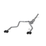 2019-2021 GM 2.5 Dual Split Rear Cat Back Quad Carbon Fiber Tips | Dirty Garage